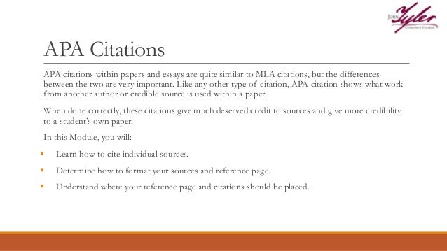 work cited apa format