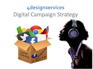 1 
4designservices 
Digital Campaign Strategy 
 
