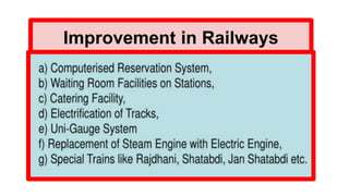 Improvement in Railways
 