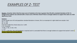 Z test for large sample population. .pdf