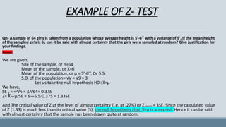 Z test for large sample population. .pdf