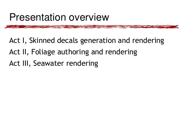 The Technology behind Shadow Warrior, ZTG 2014 Slide 3