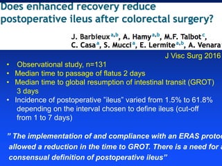 Resumption Definition Fast-track surgery - the role of the anaesthesiologist in ERAS | PPTX