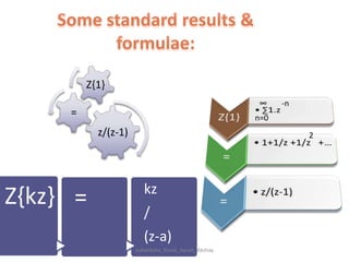 Some standard results & formulae: -n∞        n=02Aakanksha_Kunal_Ayush_Akshay