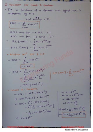 Z Transform | PDF