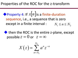 Zero X Roc Comprehensive Guide to Z-Transform and Its Applications in Signal ...