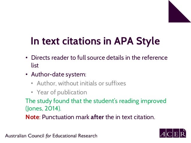apa in text citation no author