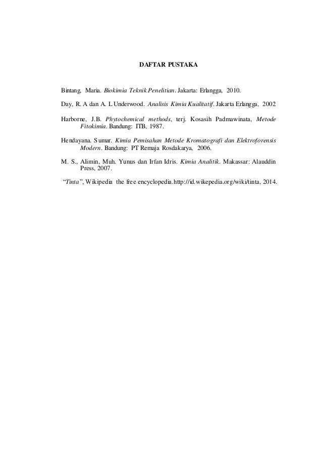 Kromatografi Lapis Tipis Klt