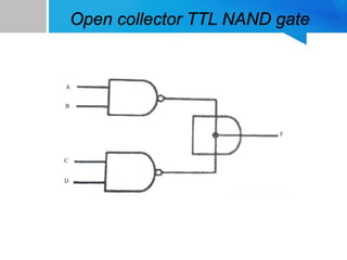 Open collector TTL NAND gate
 