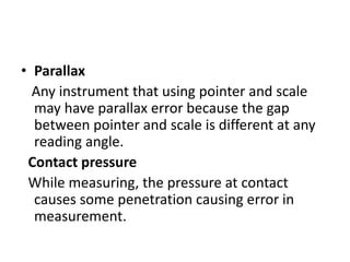 errors of measurement and systematic errors | PPTX