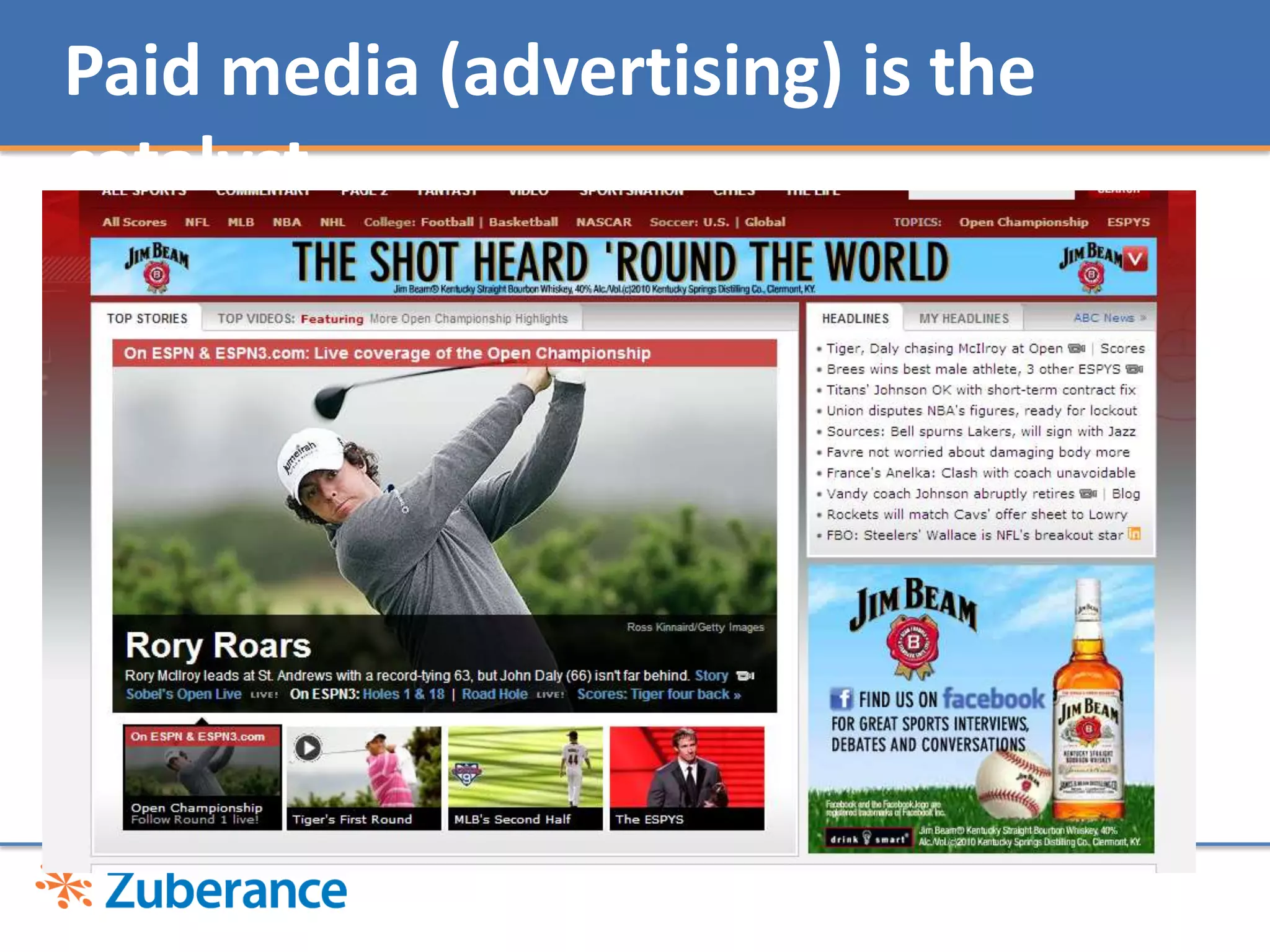 We're a B2B focused brand, so our customers tend to know who we are in the industry. We really rely on the word of mouth on our technology to sell intricate details of our product to buyers.  