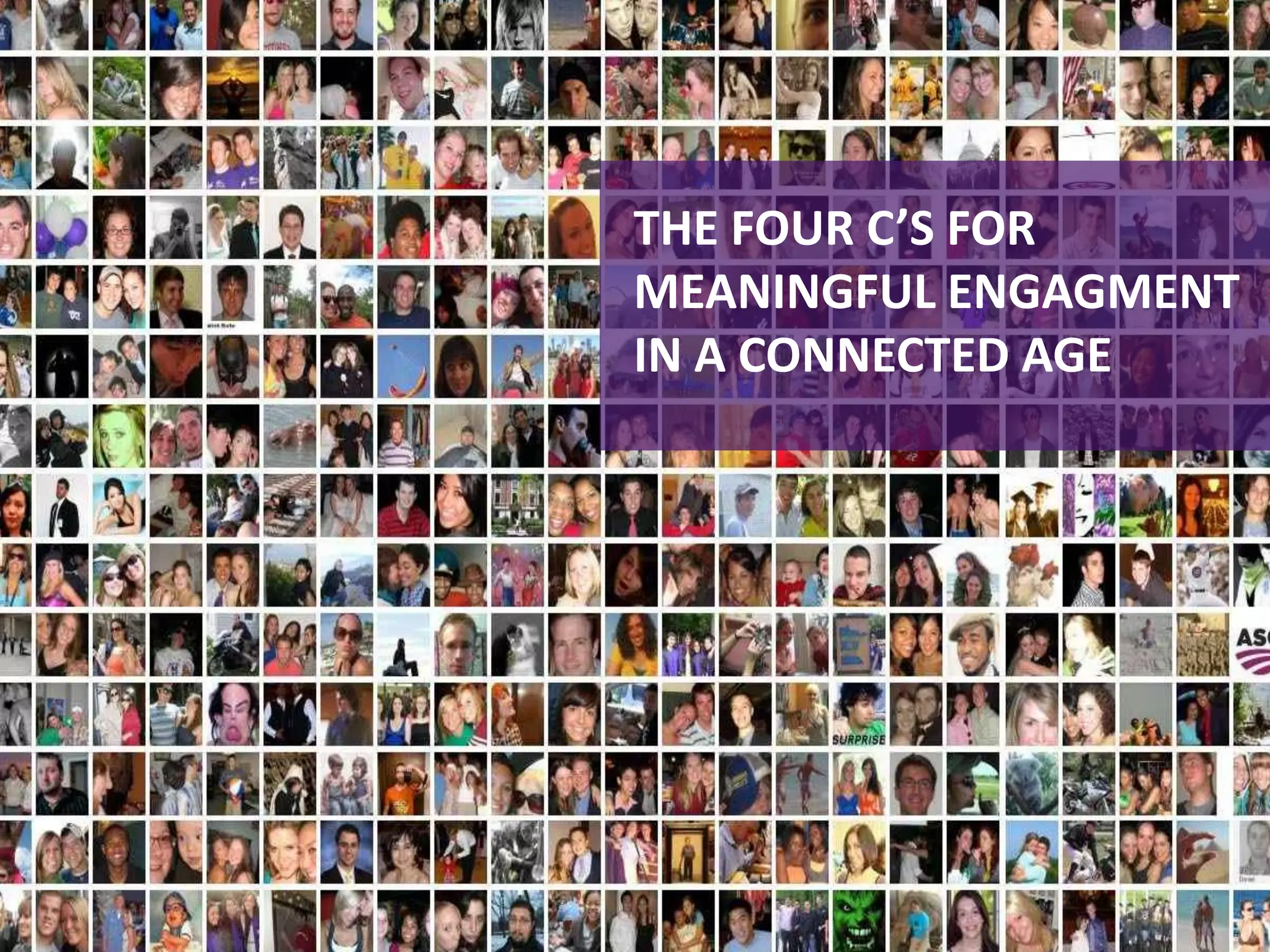 Marketers have a tremendous opportunity to energize their advocates and create earned media16% of the online consumers generate 80% of online word-of-mouth impressions