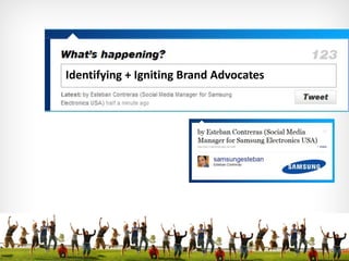 Identifying + Igniting Brand Advocates 