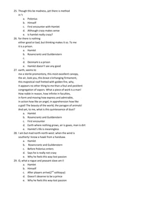 Significance Act 1<br />Scene 1<br />For this relief much thanks: 'tis bitter cold 