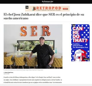 Entrevista al chef Josu Zubikarai 