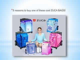 *5 reasons to buy one of these cool ZUCA BAGS!
 