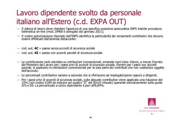 MODELLO A1 INPS DA SCARICA