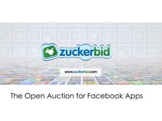 The Open Auction for Facebook Apps
 