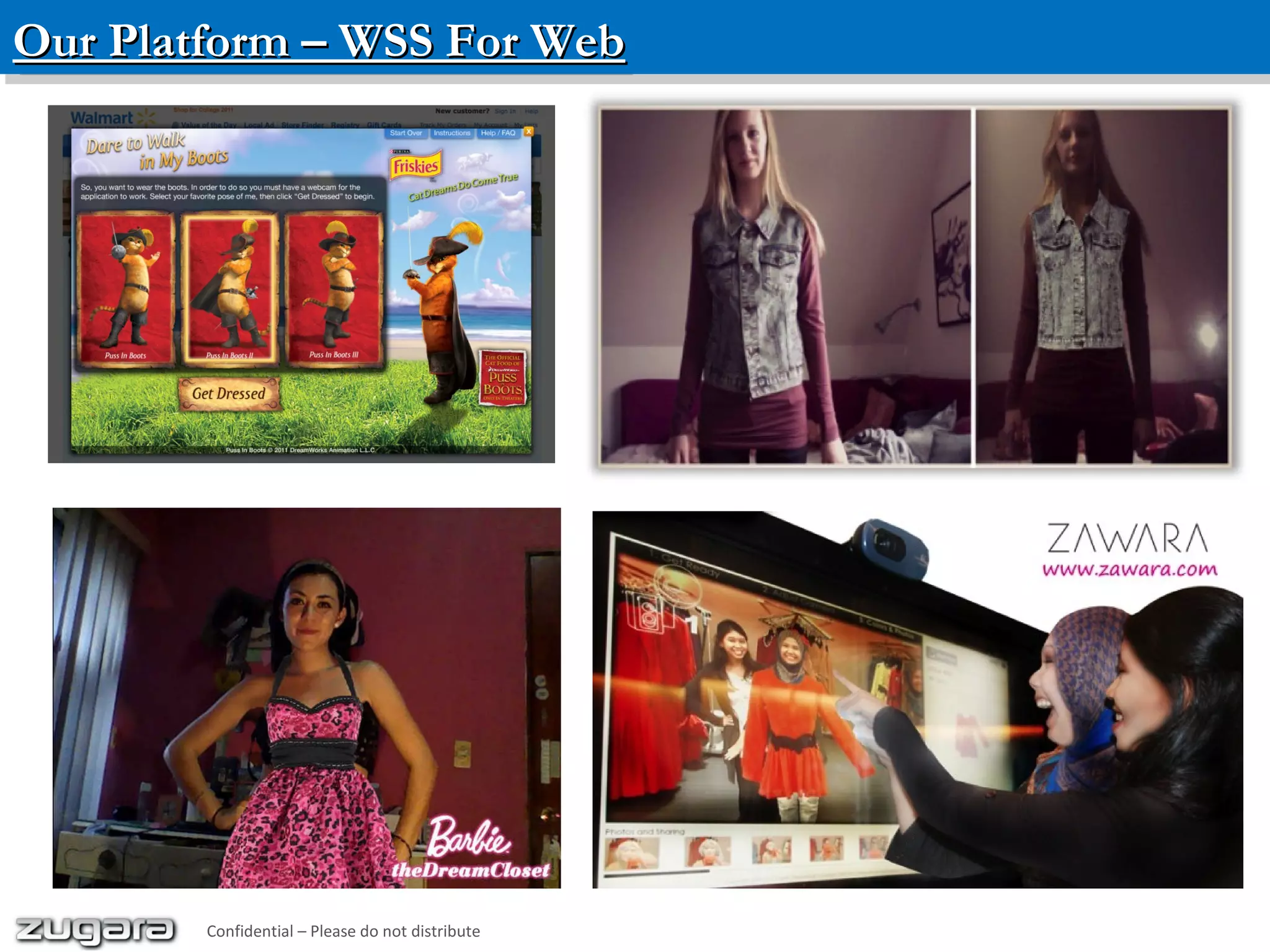 Our Platform – WSS For WebOur Platform – WSS For WebOur Platform – WSS For WebOur Platform – WSS For Web
Confidential – Please do not distribute
 