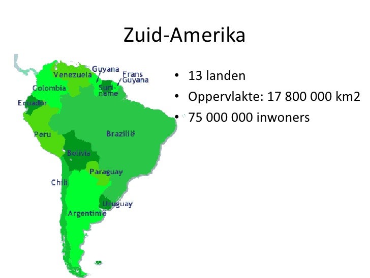Zuid amerika