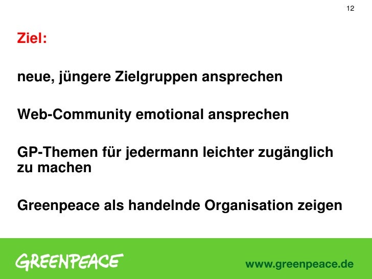Online Strategie Von Greenpeace