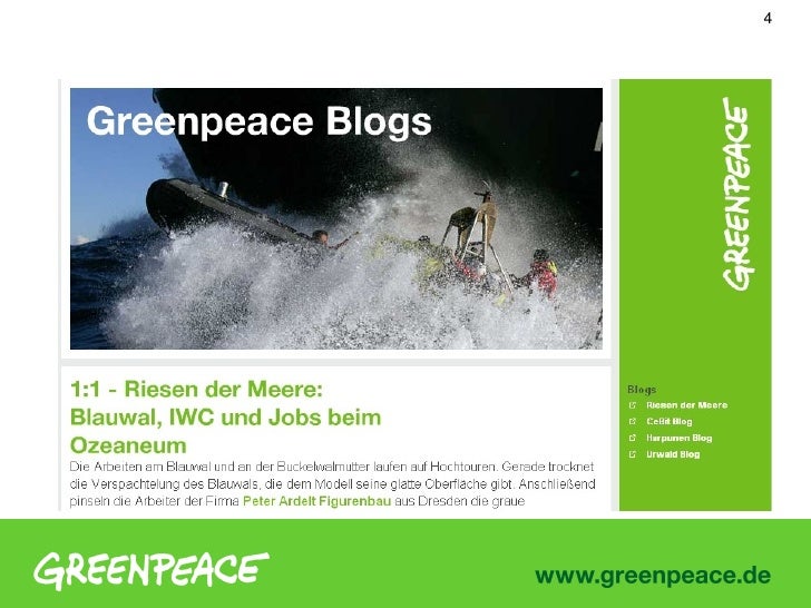 Online Strategie Von Greenpeace