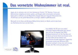 Zukunft Des Fernsehens