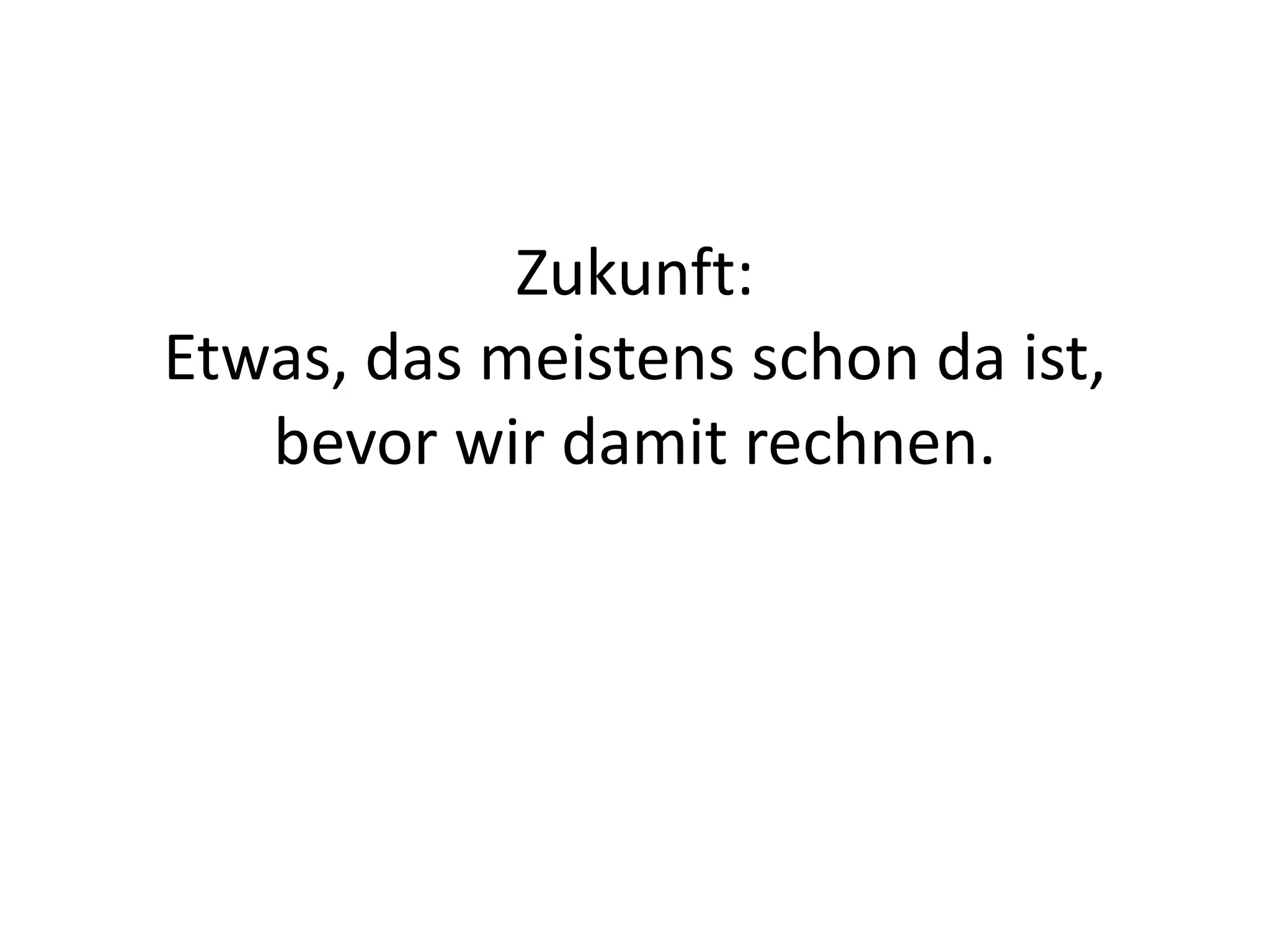 Wie zukunftsfähig sind Gesellschaft und Politik?