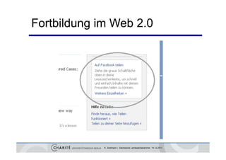 Fortbildung im Web 2 0
                   2.0




             K. Sostmann | Sächsische Landesärztekammer 14.12.2011
 
