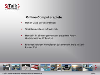 Lernen 2.0Lernen darf Spaß machenLernen soll Spaß machenLernen muss Spaß machenResultat:	Glücklichere Menschen		bessere Performance		leistungsfähigere Menschen		gesündere MenschenBilder: Klaus Steves,Barbara Eckholdt, pixelio.de