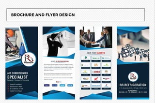 BROCHURE AND FLYER DESIGN
 