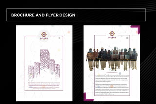 BROCHURE AND FLYER DESIGN
 