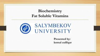 FAT SOLUBALE VITAMIN