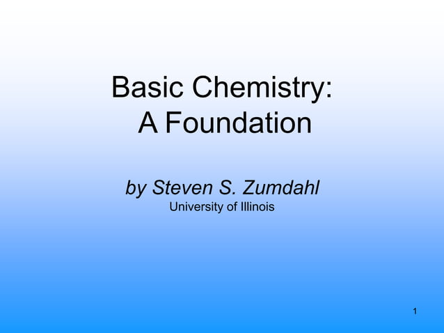 Basic Chemistry A Foundation PPT basic-chemistry-a-foundation-ppt