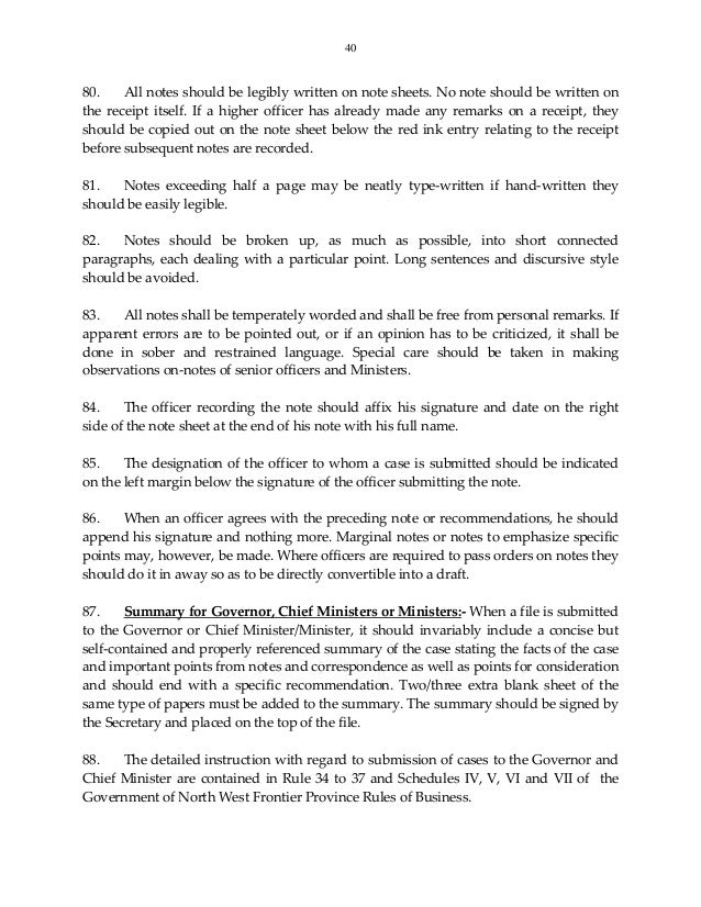 Manual of secretariat_instructions