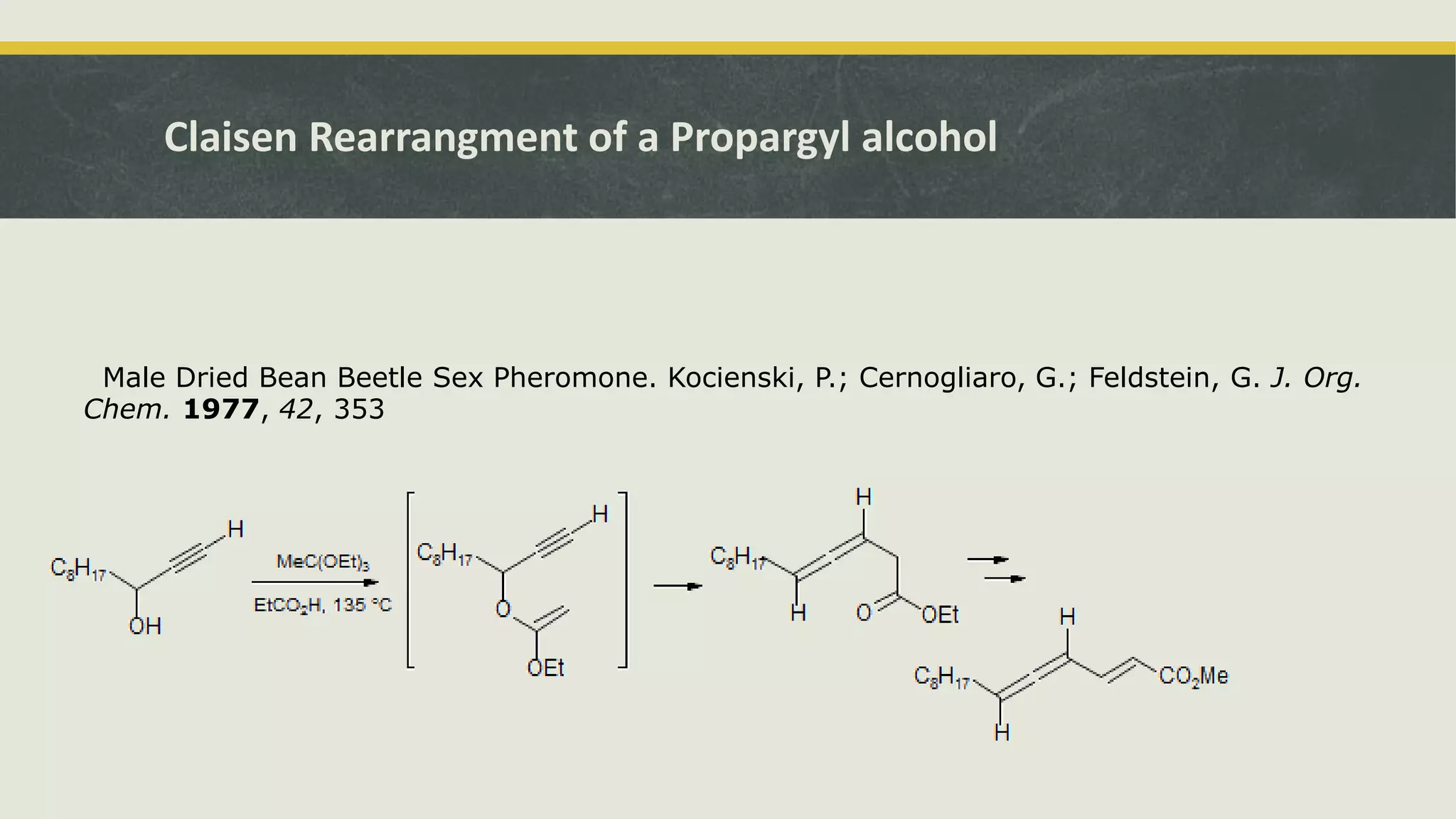 Claisen rearrangement | PPTX