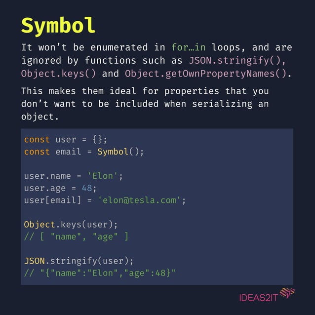 JavaScript symbols | PDF