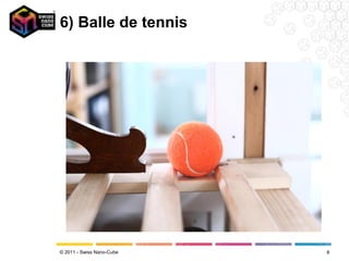 6) Balle de tennis




© 2011 - Swiss Nano-Cube   8
 