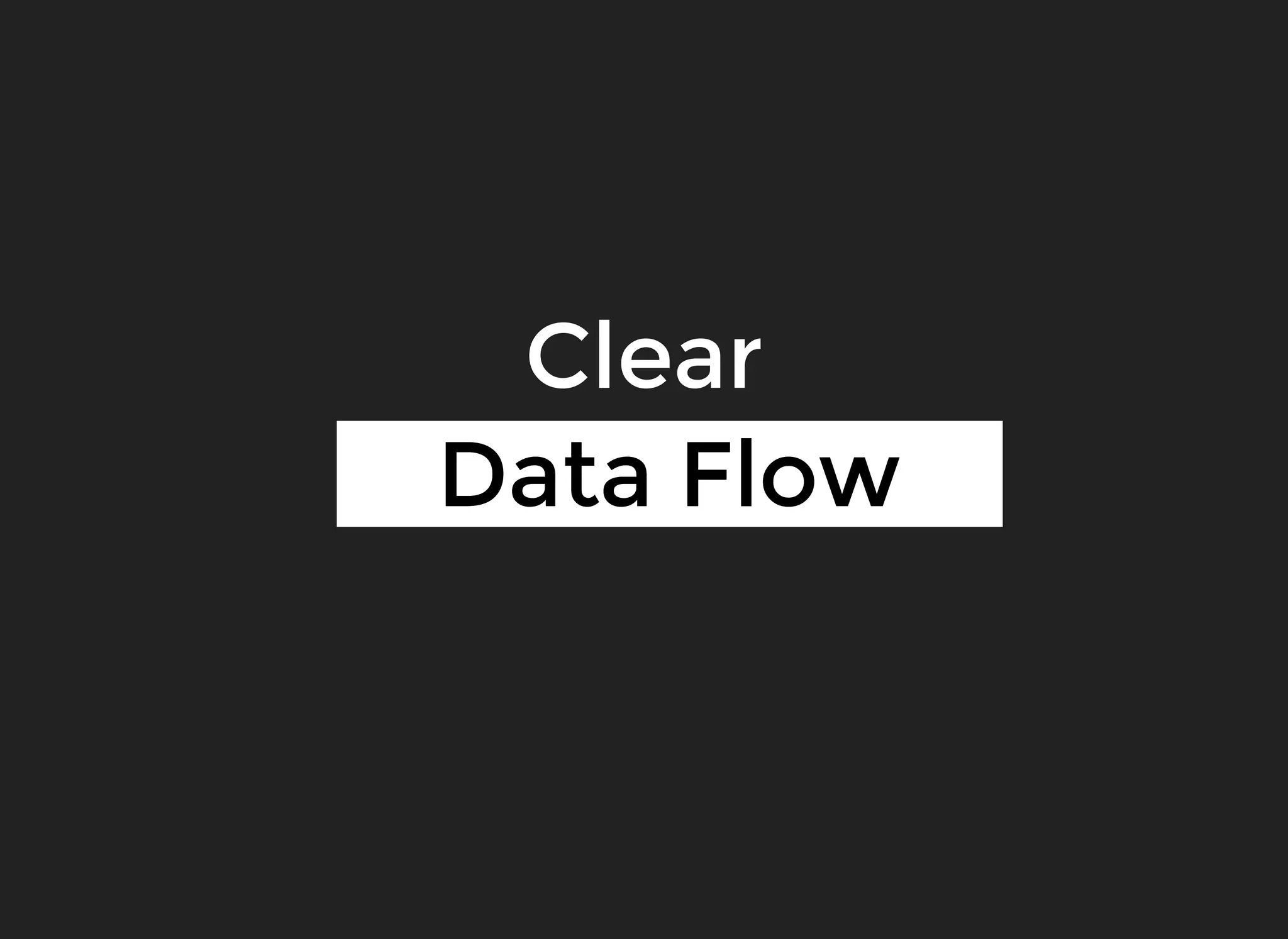 Data FlowData Flow
ClearClear
 