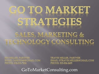 GoToMarketConsulting.com 
 