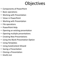 Introduction to Microsoft Powerpoint 2003 | PPTX
