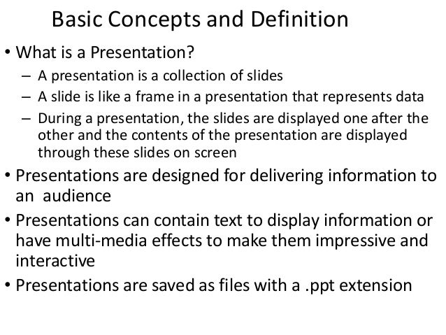 ms powerpoint meaning