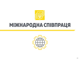 МІЖНАРОДНАСПІВПРАЦЯ
25
 