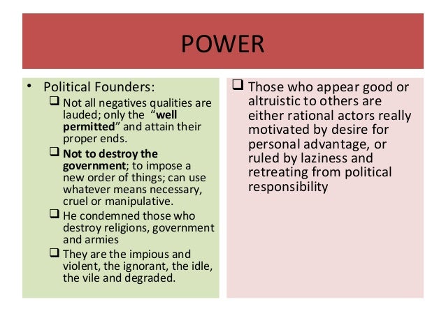 Topic 11 - Machiavelli