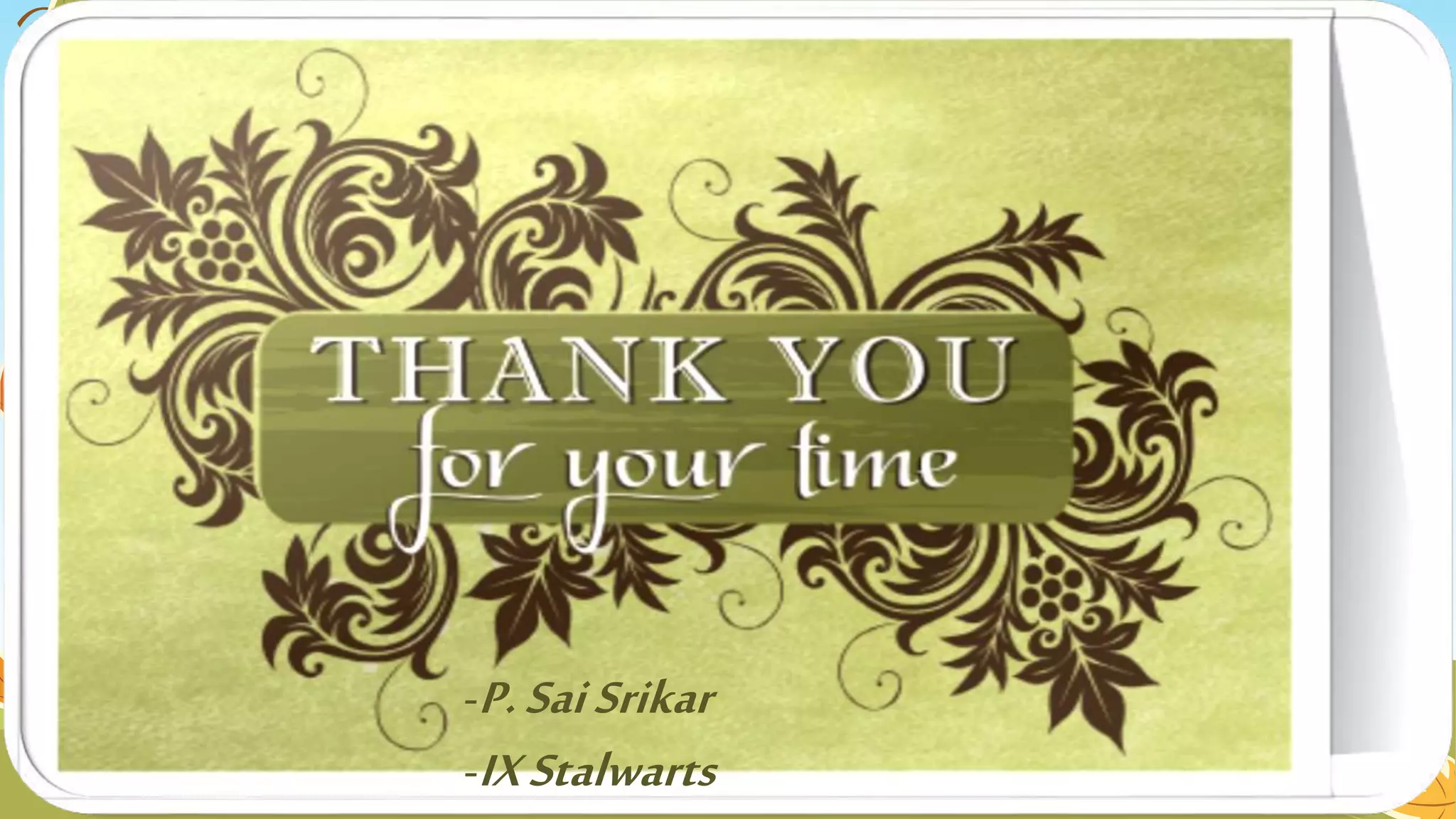 -P.SaiSrikar
-IXStalwarts
 