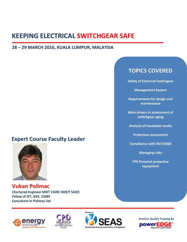 KEEPING ELECTRICAL SWITCHGEAR SAFE