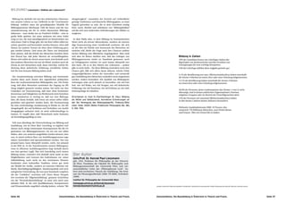 BILDUNG I Liessmann I Stätten der Lebensnot?

  Bildung hat deshalb viel mit den ästhetischen Dimensio-      dungslosigkeit”, zumindest der Verzicht auf verbindliche
nen unseres Lebens zu tun. Vielleicht ist die “Geschmacks-     geistige Traditionen und klassische Bildungsgüter, zu einer
bildung” wirklich eines der grundlegenden Modelle für          Tugend geworden zu sein, die es dem Einzelnen ermög-
Bildungsprozesse überhaupt. Daß die Kunst und die Aus-         licht, rasch, flexibel und unbelastet von “Bildungsballast”
einandersetzung mit ihr in vielen klassischen Bildungs-        auf die sich stets ändernden Anforderungen der Märkte zu
diskursen – man denke nur an Friedrich Schiller – eine so      reagieren.
große Rolle spielten, hat unter anderem mit einer Erfah-
rung zu tun, die man paradigmatisch an Kunstwerken ma-           In dem Maße aber, in dem Bildung im humanistischen
chen kann: Daß es Dinge gibt, die um ihrer selbst willen be-   Sinne nicht als private Idiosynkrasie, sondern als notwen-
achtet, geachtet und bewundert werden können, ohne daß         dige Voraussetzung einer Gesellschaft erscheint, die sich
daraus ein anderer Nutzen als eben diese Erfahrung gezo-       an der Idee der Würde und Autonomie des Menschen ori-
gen werden könnte. Und wenn die These von Immanuel             entieren will, bleibt die Frage nach den Chancen authen-
Kant stimmt, daß die Würde des Menschen letztlich darin        tischer Bildung eine öffentliche Angelegenheit. Man muß
ihre Wurzel hat, daß jeder Mensch als vernunftbegabtes         sich aber im Klaren darüber sein, daß das Gelingen von                                              Bildung in Zahlen
Wesen sich selbst als Zweck setzen kann und deshalb auch       Bildungsprozessen weder an Standards gemessen noch                                                  70% der Ausbildner/innen von Lehrlingen halten das
den anderen Menschen nie nur als Mittel, sondern auch als      an Erfolgsquoten welcher Art auch immer überprüft wer-                                              Begründen von Rechenschritte und das Verstehen von
Zweck an sich betrachten muß, dann wird klar, welche Be-       den kann. Ob es in den Stätten der Lebensnot – andere                                               Lösungswegen für eine wichtige Kompetenz.
deutung diese ästhetische Erfahrung zweckfreier Schön-         gibt es nicht mehr – für diese Bildung zumindest noch eine                                          19% der Lehrlinge erfüllen diese Aufgabe gut/sehr gut
heit für eine humane Bildung haben muß.                        Chance gibt, läßt sich allein daran ablesen, welche Erfah-
                                                               rungsmöglichkeiten neben der sinnvollen und notwendi-                                               5,1% der Bevölkerung mit max. Pflichtschulabschluss haben innerhalb
  Der Zusammenhang zwischen Bildung und Autonomie              gen Ausbildung den Menschen zusätzlich noch eingeräumt                                              der letzten 4 Wochen an einem Kurs oder einer Schulung teilgenommen.
machte dann auch immer den eigentlichen politischen            werden. Anders formuliert: Die Qualität von Bildungsein-
                                                                                                                                                                   13,1% der Bevölkerung haben innerhalb der letzten 4 Wochen
Kern der neuhumanistischen Bildungsidee aus. Die Forde-        richtungen wäre auch danach zu beurteilen, wie viel Frei-                                           an einem Kurs oder einer Schulung teilgenommen.
rung, daß allen Menschen zumindest der Zugang zur Bil-         heit, wie viel Risiko, wie viel Neugier, wie viel ästhetische
dung möglich gemacht werden müsse, hat nicht nur den           Erfahrung, wie viel Nutzloses, wie viel Schönes, ja: wie viele
                                                                                                                                                                   46,8% der Personen, deren Lesekompetenz das Niveau 1 (von 5) nicht
Gedanken zur Voraussetzung, daß man ohne bestimmte             Seitensprünge sie erlauben.
                                                                                                                                                                   übersteigt, sind in keinen politischen Organisationen, Vereinen,
Kenntnisse und Fähigkeiten im Wettbewerb nicht bestehen                                                                                                            religiösen Gruppen oder im Bereich der Freiwilligenarbeit aktiv.
kann; mindestens so wichtig ist, daß nur eine Bildungs-        (Erschienen in: Axel H. / Kartheininger M. (Hg.): Bildung
                                                                                                                                                                   15% der Personen mit maximal Pflichtschulabschluss haben
idee, die daran festhält, daß etwas um seiner selbst willen    als Mittel und Selbstzweck. Korrektive Erinnerungen wi-
                                                                                                                                                                   in den letzten 5 Jahren keinen Zahnarzt konsultiert.
geschätzt und geachtet werden kann, die Voraussetzung          der die Verengung des Bildungsbegriffs. Freiburg / Mün-
für eine wechselseitige Anerkennung in Würde ist. Ein Bil-     chen: Alber 2009 (Reihe Praktische Philosophie Bd. 38),
dungsbegriff, der auf Verfahren und Techniken von Ausbil-      S. 146 – 156)                                                                                       Weltweite Analphabetenrate 2006: 16 Prozent, dies
                                                                                                                                                                   entspricht 776 Millionen Menschen, zwei Drittel davon
dungsgängen reduziert wird, ist nicht schlechterdings in-
                                                                                                                                                                   sind Frauen. Über ein Viertel lebt in Indien.
human. Er vergißt aber, daß Menschsein mehr bedeutet,
als beschäftigungsfähig zu sein.

  Teilt man allerdings die Unterscheidung von Bildung und
Ausbildung, wie sie Peter Bieri vorschlug, so ergeben sich
daraus auch einige interessante Konsequenzen für die Or-
ganisation von Bildungsprozessen. Da wir uns nur selbst
bilden, aber von anderen ausgebildet werden können, kön-
nen, in einem strikten Sinn, nur Ausbildungsprozesse orga-
nisiert, kontrolliert und operationalisiert werden. Nur was
jemand kann, kann überprüft werden, nicht, wie jemand
in der Welt ist. In der Transformation unserer Bildungssys-
teme in effiziente Ausbildungsstätten liegt deshalb durch-
aus eine gewisse Logik. Was sich hartnäckig noch immer
Bildung nennt, orientiert sich deshalb nicht mehr an den        Der Autor
Möglichkeiten und Grenzen des Individuums zur seiner
                                                                Univ.Prof. Dr. Konrad Paul Liessmann
Selbstbildung, auch nicht an den invarianten Wissens-           geb. 1953, Professor für Philosophie an der Universi-
beständen einer kulturellen Tradition, schon gar nicht          tät Wien, Vizedekan der Fakultät für Philosophie und
am Modell der Antike, sondern an externen Faktoren wie          Bildungswissenschaft der Universität Wien und wis-
Markt, Beschäftigungsfähigkeit, Standortqualität und tech-      senschaftlicher Leiter des „Philosophicum Lech“. Zu-
nologischer Entwicklung, die nun jene Standards vorgeben,       letzt sind erschienen: Theorie der Unbildung. Die Irrtü-
die der “Gebildete” erreichen soll. Unter dieser Perspek-       mer der Wissensgesellschaft (2006; TB 2008); Schönheit
tive erscheint die “Allgemeinbildung” genauso verzichtbar       (2009)
wie die “Persönlichkeitsbildung”. In einer sich rasch wan-      Institut für Philosophie der Universität Wien
delnden Welt, in der sich Qualifikationen, Kompetenzen          homepage.univie.ac.at/konrad.liessmann
und Wissensinhalte angeblich ständig ändern, scheint “Bil-      konrad.liessmann@univie.ac.at                                   Quellen: Steirische Volkswirtschaftliche Gesellschaft, Zeitschrift für internationale Politik, Bundesamt für Statistik (Schweiz), Statistik Austria




Seite 46                                         Zwischenbilanz. Die Basisbildung in Österreich in Theorie und Praxis.          Zwischenbilanz. Die Basisbildung in Österreich in Theorie und Praxis.                                                                                 Seite 47
 