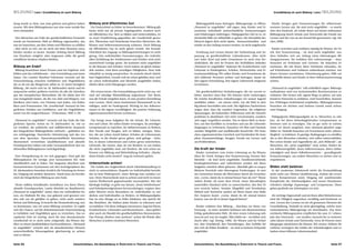 BILDUNG I Lenz I Grundbildung ist auch Bildung                                                                                                                                                        Grundbildung ist auch Bildung I Lenz I BILDUNG



dung wurde zu dem, was man gelesen und gelernt haben           Bildung wird öffentliches Gut                                       Bildungspolitik kann beitragen, Bildungswege zu öffnen.          Kinder bringen gute Voraussetzungen für selbstverant-
musste. Mit dem Bildungskanon war eine neue soziale Bar-         Ein Unterschied zu früher ist bemerkenswert. Bildung gilt       „Niemand ist ungebildet“ will sagen, dass Kinder und Er-          wortetes Lernen mit. Sie sind nicht ungebildet – es macht
riere entstanden.                                              heute nicht nur als private Angelegenheit, sondern auch           wachsene individuell unterschiedliche Voraussetzungen             aber den Eindruck, als würde ihnen auf einem mühsamen
                                                               als öffentliches Gut. Sich zu bilden und weiterzubilden, ist       und Erfahrungen mitbringen. Pädagogisches Ziel ist es, in-       Bildungsweg durch Schule und Universität die Freude am
  Den Menschen am Fuße der gesellschaftlichen Pyramide         zu einer Verpflichtung gegenüber der Gesellschaft gewor-           dividuelle Hilfe zur Selbsthilfe zu geben. Die Mentalität des    Lernen und die Lust an der Kreativität genommen (vgl. Sal-
wurde ein bestimmtes Maß an Bildung zugestanden, das,          den. Ökonomie und Demokratie brauchen Menschen, die                Mensch-ärgere-dich-nicht-Spiels, hinausschmeißen und             cher, 2008).
was sie brauchten, um ihre Arbeit und Pflichten zu erfüllen    Wissen und Selbstverantwortung schätzen. Doch Bildung             wieder an den Anfang versetzt werden, ist nicht angebracht.
– aber nicht zu viel, um sie nicht mit ihrer Situation unzu-   als öffentliches Gut ist nicht gleich verteilt. Die formale                                                                           Kinder erwerben und entfalten ständig ihr Wissen, ihr Ur-
frieden werden zu lassen. Sozialer Aufstieg durch Bildung      Gleichheit des Zugangs zu Bildungseinrichtungen ist nicht            Erziehung und Lernen dienen der Vorbereitung und An-           teil, ihre Verantwortung – sie sind nicht ungebildet, son-
war Einzelnen möglich, aber insgesamt sollte die gesell-       genug. Den individuellen Voraussetzungen, der individu-            passung an gesellschaftliche Lebensformen. Aber nicht            dern befinden sich am Anfang eines lebenslangen Bil-
schaftliche Struktur erhalten bleiben.                         ellen Vorbildung der Schülerinnen und Schüler wird nicht           nur! Jedes Kind und jeder Erwachsene ist auch eine Per-          dungsprozesses. Sie entfalten ihre Lebensenergie – dazu
                                                               ausreichend Genüge getan. Sie kommen nicht ungebildet              sönlichkeit, die sich im Prozess des Sichbildens befindet.       brauchen sie Freiräume und Grenzen. Sie brauchen Er-
Bildung am Ende?                                               in die Klassen und Schulen. Doch indem sie gleich behan-          „Niemand ist ungebildet“ bedeutet für ErzieherInnen und           wachsene, die mit ihnen diese Freiräume erkunden, sie
  Bildung bezeichnet einen Prozess und ein Ergebnis: sich      delt werden, wird ihren jeweiligen Fähigkeiten, ihrer Indi-        Lehrende in Kindergärten, Schulen, Hochschulen und Er-           auf Schönheiten und Gefahren aufmerksam machen, mit
bilden und das Gebildetsein – eine Entwicklung und einen       vidualität zu wenig entsprochen. So entsteht durch Gleich-        wachsenenbildung: Wir sollen Kinder und Erwachsene als            ihnen Grenzen vereinbaren, Orientierung geben, Hilfe zur
Status. Der Latinist Manfred Fuhrmann verweist auf die         heit Ungleichheit. Gerade weil sie schon gebildet sind, weil       sich bildende Personen achten und beitragen, damit sie           Selbsthilfe bieten und Kinder in ihrer Selbstverantwortung
Unterscheidung zwischen Gebildeten und Ungebildeten,           sie schon Individualität und Identität ausgebildet haben,          ihre eigene Entwicklung, ihre eigene Lebenswelt mitgestal-       achten.
die so alt wie das Bürgertum selbst ist. Er meint bezüglich    dürfen diese nicht übergangen werden.                              ten können.
Bildung: „Sie setzte sich im 18. Jahrhundert durch und be-                                                                                                                                          „Niemand ist ungebildet“ will schließlich sagen: Bildungs-
anspruchte seither größeres Gewicht als alle die Einteilun-      Wir wissen heute: Die Erstausbildung reicht nicht aus, wir        Die gesellschaftlichen Veränderungen, die wir zurzeit er-       maßnahmen sind von institutionellen Beschwernissen zu
gen der europäischen Menschheit, die bis dahin den Pri-        sind auf ständige Weiterbildung angewiesen. Das Beste,            leben, machen eines klar. Wir können nicht vorhersagen,           entlasten. Wer lernen soll, eigene Wege zu gehen, um sein
mat innegehabt hatten, als die von Adel und Bürgern, von       was die Schule mitgeben kann, ist eine positive Einstellung       für welche beruflichen Anforderungen wir unsere Jugend            kreatives Potenzial zu entfalten, wird Vorschriften, Kontrol-
Klerikern und Laien, von Christen und Juden, von Katho-        zum Lernen. Nicht einen bestimmten Wissensstoff zu be-            ausbilden sollen – wir wissen nicht, wie die Welt in drei-        len, Prüfungen bedrückend empfinden. Bildungsprozesse
liken und Protestanten: Die ‚Gesellschaft‘ bestand im bür-     wältigen, steht im Vordergrund. Wichtig ist das Selbstver-        ßig Jahren beschaffen sein wird. Die täglichen Nachrichten        brauchen ein leichtes und heiteres Gemüt sowie achtsa-
gerlichen Zeitalter aus Gebildeten, und die Ungebildeten       trauen in die eigene Lernfähigkeit, die positive Erfahrung,       zeigen aber, dass die sozialen Gegensätze, die religiösen         men Umgang.
waren von ihr ausgeschlossen.“ (Fuhrmann, 1999, S. 28)         eigenverantwortlich lernen zu können.                             Spannungen, die kulturellen Differenzen und die Umwelt-
                                                                                                                                 probleme in absehbarer Zeit nicht verschwinden, sondern             Pädagogische Bildungsaufgabe ist es, Menschen zu stär-
 „Niemand ist ungebildet“ verweist auf das Ende der bür-         Das bringt neue Aufgaben für die Schule, für Lehrerin-          sich sogar vergrößern werden. Um in dieser Welt zu beste-         ken, sie bei ihren lebensbegleitenden Lernprozessen zu
gerlichen Epoche. Schon im 19. Jahrhundert ist, wie zu-        nen und Lehrer. Sie sollen Kinder ermutigen, ihr jeweiliges       hen, um ihre Konflikte zu verstehen und um die Lebensbe-          betreuen und zu ermutigen. Das ist gar nicht so schwer,
vor erwähnt, der politische und aufklärerische Anspruch        Lernpotenzial zu erproben, ihr Selbstvertrauen zu fördern,        dingungen zu verbessern, brauchen wir Mut und Fantasie,           wenn wir davon ausgehen, dass niemand gänzlich unge-
des bürgerlichen Bildungsideals verlöscht – geblieben wa-      ihre Freude und Neugier, sich zu bilden, anregen. Schu-           soziales Mitgefühl und intellektuelle Kreativität. Wir brau-      bildet ist. Deshalb brauchen wir Erwachsene nicht „lebens-
ren schöngeistige, historische Orientierung und das Ler-       len, die am Leben Anteil haben, Schulen als Lebensraum,           chen organisatorisches Geschick und Verständnis für kom-          länglich“ zu belehren. Es genügt, Bedingungen zu schaffen,
nen alter Sprachen. Naturwissenschaftliche Kenntnisse,         Schulen, in die Kinder gerne gehen, sind gefragt – Schu-          plexe Zusammenhänge, Neugier, Freude am Lernen und                die es den Menschen erlauben, sich selbst weiterzubilden.
ökonomisch verwertbare Qualifikationen und aktuelle            len, in denen Lehrerinnen und Lehrer gerne unterrichten.          am Problemlösen.                                                  Wer schon Kinder und Jugendliche als „sich Bildende“, als
Fremdsprachen haben mit jeder Gymnasialreform den tra-         Lehrende, die wissen, dass sie mit Kindern zu tun haben,                                                                            Menschen, die „nicht ungebildet“ sind, achtet, fördert de-
ditionellen Bildungskanon zurückgedrängt.                      die nicht ungebildet sind, mit Kindern, die sich schon im         Die Kraft der Kinder                                              ren Selbstwertgefühl, deren Selbstvertrauen, deren Selbst-
                                                               Prozess von Bildung und Weiterbildung befinden. „Mache              Kinder vermehren vom ersten Lebenstag an ihr Wissen,            ständigkeit und deren Selbstbewusstsein – grundlegende
  Eine Deregulierung ist vor sich gegangen: Einst galt der     deine Kinder nicht mutlos!“ mag als Leitmotiv gelten.             üben ihr Urteil, festigen ihre Verantwortung, formen ihre         Voraussetzungen, um andere Menschen zu achten und zu
Bildungskanon für wenige, jetzt konsumieren ihn viele                                                                            Identität – sie sind nicht ungebildet. Familienerziehende,        respektieren.
oberflächlich und in Teilen. Der langsame Abschied vom         Unterschiede achten!                                              KindergärtnerInnen und LehrerInnen werden mit ihren
humanistischen Gymnasium seit den Sechzigerjahren des            Die Gefahr der Ungleichheit durch Gleichbehandlung ist          Aufgaben ziemlich allein gelassen. Allenfalls gibt es unqua-      Bilden statt belehren
20. Jahrhunderts beendete letztlich die Schulung im forma-     nicht zu unterschätzen. Respekt vor Individualität bewirkt,       lifizierte Vorwürfe oder überzogene Forderungen. In mei-           In der modernen Arbeitswelt reicht die Erstausbildung
len Umgang mit antiken Sprachen. Damit kam ein Kernbe-         das ist kein Widerspruch, einen Beitrag zum sozialen Ler-         ner Generation lautete die Motivation durch die Erwachse-         nicht mehr aus. Weitere Qualifizierung, Ausbau der erwor-
reich der bürgerlichen Bildung an sein Ende.                   nen. Denn Unterschiede sind zu achten und nicht in einem          nen: „Lerne, damit du es einmal besser hast als wir!“ Heute       benen Kompetenzen sowie Umgang mit zunehmender
                                                               naiven Wettbewerb gegeneinander auszuspielen. Wer der             stehen Kinder oft unter dem Druck, einen übersättigten            Komplexität der Arbeitsaufgaben und neuen Situationen
   Heute wählen Schulkinder, beeinflusst von ihren Eltern,     Ideologie huldigt, es gehe nur darum, „beste SchülerInnen“        materiellen Standard nicht zu unterschreiten, den ihre El-        erfordern ständige Anpassungs- und Lernprozesse. Diese
 aktuelle Fremdsprachen. Latein überlebt im Randbereich.       und NobelpreisträgerInnen hervorzubringen, vergisst, dass         tern erreicht haben. Soziales Mitgefühl und Verständnis,          gehen großteils am Arbeitsplatz vor sich.
„Niemand ist ungebildet“ meint, dass ein verbindlicher Ka-     jeder Mensch etwas Besonderes ist. Individuelles zu ent-          Mitleid und Nachsicht spielen als Werte kaum eine Rolle.
 non, ein Maßstab für das, was gekonnt und gewusst wer-        decken und Individuelles zu fördern, ist Bildungsaufgabe.         Der Ansporn lautet: „Lerne, damit du dir einmal leisten             Als wichtige Eigenschaft und als Basis allen Weiterlernens
 den soll, um als gebildet zu gelten, nicht mehr existiert.    Das ist eine Absage an zu frühe Selektion, das spricht für        kannst, was wir dir in deiner Jugend bieten!“                     wird die Fähigkeit angesehen, lernfähig und lernbereit zu
Verlust und Befreiung. Es besteht die Herausforderung, neu     das Bemühen, die Stärken jedes Kindes zu erkennen und                                                                               sein. Lernen des Lernens ist ein oft genanntes Element der
 zu bestimmen, was wir unter Bildung verstehen. Es ergibt      zu entfalten. Für diese Anliegen einzutreten, liegt bei Eltern,     Kinder erfahren ihre Bildung – durchaus im Sinne von            Grundbildung. Deshalb ist nicht gleichgültig, welche insti-
 sich die Chance, auf die diskriminierende Unterscheidung      ErzieherInnen, Lehrenden und BeraterInnen – dazu gehört           Formung – in einer ziemlich lieblosen mit ökonomischem            tutionalisierten Bildungswege wir durchlaufen. Das öster-
 in Gebildete und Ungebildete ganz zu verzichten. Das eu-      aber auch ein Wandel des gesellschaftlichen Bewusstseins:         Erfolg spekulierenden Welt. Ab dem ersten Lebenstag neh-          reichische Bildungssystem verpflichtet bis zum 15. Lebens-
 ropäische Erbe ist wichtig, doch für eine demokratische       Das Prinzip „fördern statt auslesen“ achtet die Würde aller       men sie auf, was sie umgibt. Alles bildet sie – sie bilden sich   jahr den Unterricht – wer studiert, besucht bis zu weiteren
 Gesellschaft ist es nicht mehr zeitgemäß, das Wissen dar-     Menschen in jedem einzelnen Menschen.                             durch alles (vgl. Hentig, 1996). Ihr Wissen und ihr Verhal-       zehn Jahren Schule und Universität. Etwa 40 Prozent eines
 über zu einem Qualitätsfaktor hochzustilisieren. „Niemand                                                                       ten, ihre Urteilskraft, ihre Einstellungen, ihre Gefühle bil-     Jahrganges absolvieren die Matura. Wir wissen: Höhere Ab-
 ist ungebildet“ versteht sich als demokratischer Hinweis,                                                                       den sich ab früher Kindheit – sie sind zu keinem Zeitpunkt        schlüsse verringern die Gefahr der Arbeitslosigkeit und er-
 unterschiedliche Wissensgebiete gleichwertig zu achten                                                                          ungebildet.                                                       lauben einen höheren Lebensstandard.
 und zu lehren.


Seite 56                                         Zwischenbilanz. Die Basisbildung in Österreich in Theorie und Praxis.           Zwischenbilanz. Die Basisbildung in Österreich in Theorie und Praxis.                                                Seite 57
 