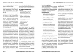 BESCHÄFTIGUNG I Penz I Jump — Jugendliche mit Perspektive                                                                                                                                     Jump — Jugendliche mit Perspektive I Penz I BESCHÄFTIGUNG



len umgerechnet (da einige Jugendliche mehrere Kurse be-       aktuellen Berufsschulstoffes bis hin zu gar keinen Er-                          Die Erfolgskriterien: Ergebnisse                               ihnen wichtig, dass sie nicht zu einem anderen Ort fahren
suchten), so ergibt sich eine TeilnehmerInnenanzahl von 141    wartungen. Mit jedem/jeder TeilnehmerIn wurde ge-                               der begleitenden Evaluation                                    mussten. Das wäre für manche nicht vorstellbar bzw. nicht
Personen (122 männlich und 19 weiblich).                       meinsam mit den TrainerInnen ein persönlicher Lern-                              Die Kurse wurden begleitend evaluiert, eine umfassende        organisierbar gewesen.
                                                               plan entwickelt, den diese bei Bedarf auch während der                          Evaluationsdokumentation liegt vor. Für die Befragung
 Die Kurse fanden direkt in den Ausbildungsstätten statt.      Kurszeit ändern konnten.                                                        wurde in Zusammenarbeit mit der externen Evaluations-           (Ad 3) Die Kurse wurden zu verschiedenen Tageszeiten
Dass das Kursangebot in der gewohnten Umgebung der                                                                                             person und der Projektkoordination ein standardisierter        angeboten. Die Gesamtzufriedenheit war bei Lehrlingen,
Lehrlinge bzw. am Arbeitsplatz im Betrieb stattfand, un-       Das Rahmencurriculum1 im Überblick                                              Gesprächsleitfaden entwickelt. Befragt wurden sowohl die       die das Training tagsüber absolvieren konnten, jedoch et-
terstützte maßgeblich den großen Erfolg des Projektes,           •	 Mathematik                                                                 Lehrlinge als auch die Leiter der Ausbildungsstätten.          was größer als bei jenen, die den Kurs am Abend (in der
da die gute Erreichbarkeit des Lernortes besonders für              (u.a. Grundrechnungsarten, Kopfrechnen,                                                                                                   Studierstunde) besuchten. Diese gaben teilweise an, sie
bildungsferne MitarbeiterInnen wichtig ist (vgl. Kuwan              Brüche und Potenzen, Maße und                                              Zu Projektbeginn wurden folgende                               hätten die Zeit der Studierstunde lieber anders genutzt.
2002, S. 188).                                                      Masseberechnungen, Volumens- und                                           Erfolgskriterien formuliert:
                                                                    Flächenberechnungen, Prozentrechnen                                                                                                         Es zeigt sich, dass die Integration in das Ausbildungssys-
                                                                    und Schlussrechnungen, Dezimalzahlen)                                        1.	Die planmäßige Durchführung der Lehrgänge
  Wie bereits oben erwähnt, fanden die Kurse hauptsäch-                                                                                                                                                       tem leichter möglich ist, wenn die Berufsschulzeit geblockt
                                                                                                                                                    mit der geforderten TeilnehmerInnenanzahl.
lich während der praktischen Ausbildung statt. Der op-                                                                                                                                                        ist. In den Ausbildungszentren war die Organisation der
                                                                 •	 Deutsch                                                                         (Laut Erstantrag waren vier Lehrgänge mit
timale Kursstart lag vor Beginn der Berufsschulzeit. Da-                                                                                            insgesamt 42 Lehrlingen vorgesehen.)                      Kurse wesentlich einfacher.
                                                                    (u.a. neue deutsche Rechtschreibung,
durch konnten die Lehrlinge optimal auf die Aufnahme                Doppellaute, Groß-/Kleinschreibung,
des bevorstehenden Berufsschulstoffs vorbereitet werden.            das/dass, Kommasetzung, Grammatik,                                           2.	Die Ausbildungsstätten stellen einen                       Ein kompakter Stundenplan der Lehrlinge erleichtert die
                                                                    Lesen und Textverständnis)                                                      Schulungsraum für die Kurse zur Verfügung.                Organisation. Hilfreich ist es, wenn die Berufsschule ein-
 Als Trainer und Trainerinnen wurden ausschließlich                                                                                                                                                           mal die Woche nur bis 15:00 Uhr dauert, um dann im An-
                                                                 •	 Lernen lernen (u.a. Zeitmanagement                                            3.	Die Kurse können in das bestehende
Personen mit entsprechenden Qualifikationen (Fach-                                                                                                   Ausbildungssystem integriert werden.                     schluss den Grundbildungskurs anbieten zu können.
                                                                    und Lernmethoden)
kompetenz, Beratungs- und Methodenkompetenz sowie
personale und soziale Kompetenz) ausgewählt. Im Aus-             •	 Einzeltraining                                                               4.	Die Kurse weisen eine geringe Drop-out-Quote auf.           (Ad 4) Es haben nur vier Lehrlinge einen Kurs vorzeitig ab-
wahlgespräch wurde mit der Projektleiterin ausführlich              Einzeltrainingsstunden nach                                                                                                               gebrochen. Die Evaluationsgespräche zeigten insgesamt,
                                                                                                                                                  5.	Der berufliche bzw. private Nutzen ist
die Motivation von Jump und der Zielsetzung, die mit                Bedarf für Einzelpersonen                                                                                                                 dass die Jugendlichen mit dem Angebot durchwegs zu-
                                                                                                                                                     für die TeilnehmerInnen gegeben.
dem Bildungsangebot verfolgt wird, erläutert. Wichtig war,                                                                                                                                                    frieden gewesen waren und einen hohen beruflichen Ge-
                                                                 •	 Einzelcoaching
dass das Bildungs- bzw. Lernverständnis der TrainerInnen                                                                                          6.	Der Kurs zielt neben der Stärkung der                    winn durch die Teilnahme sahen. Es ist anzunehmen, dass
                                                                    Unterstützung und Beratung in
zur emanzipatorischen und förderlichen Zielvorstellung                                                                                               Grundfertigkeiten auch auf die Verbesserung              sich die geringe Ausstiegsrate auch dadurch ergab, dass der
                                                                    Bezug auf die Lebens-, Bildungs- und
passte und den Qualitätsstandards entsprach, die für die                                                                                             der Kenntnisse im Bereich IKT (Informations-             Kurs in das Ausbildungssystem der Jugendlichen integriert
                                                                    Berufsplanung der Lehrlinge
Alphabetisierungs- und Basisbildungsarbeit in der Ent-                                                                                               und Kommunikationstechnologien) ab.                      war. Die Lehrlinge sahen die Möglichkeit eines Ausstieges
wicklungspartnerschaft In.Bewegung erarbeitet worden             Die Lerninhalte orientierten sich an folgenden didak-                           7.	Die TrainerInnen verwenden verschiedene                   eigentlich gar nicht. Darüber hinaus lag es nicht im Ein-
waren (vgl. Doberer-Bey 2007).                                 tischen Prinzipien: Zielgruppen- und TeilnehmerIn-                                   erwachsenengerechte Lehr- und Lernmethoden.               flussbereich der Projektkoordination, inwiefern die Leiter
                                                               nenorientierung, Freiwilligkeit der Beteiligung, Lebens-                                                                                       der Ausbildungsstätten eine Teilnahme forcierten.
 Das Rahmencurriculum der Lehrgänge wird nachste-              weltbezug/Praxisbezug, selbstgesteuertes Lernen sowie                              8.	Die teilnehmenden Lehrlinge sind insgesamt
hend beschrieben. Die TrainerInnen führten mit den             Individualität und Empowerment. Gerade in Hinblick                                    mit dem Bildungsangebot zufrieden. Die                    (Ad 5) Die Ergebnisse der Evaluation konnten den Nutzen
Lehrlingen ein Erstgespräch, um einerseits die Erwar-          auf die besonderen Lebenserfahrungen und die bisheri-                                 Berufsschulleistungen verbessern sich und die            deutlich bestätigen. Die Lehrlinge haben sich durch die
                                                                                                                                                     Selbstsicherheit der TeilnehmerInnen steigt, z.B.
tungen und individuellen Rahmenbedingungen abzuklä-            gen (schulischen) Lernerlebnisse der Jugendlichen war                                                                                          Teilnahme an den Kursen nicht nur fachlich in den Berei-
                                                                                                                                                     durch das Erkennen der eigenen Lernfähigkeit.
ren und andererseits den Lehrlingen Sicherheit zu ver-         die Gestaltung eines erwachsenengerechten Lernprozes-                                                                                          chen Mathematik oder Deutsch verbessert, sondern es fiel
mitteln. Am ersten Kurstag wurden die Erwartungen der          ses für die erfolgreiche Beteiligung besonders erforderlich.                       9.	Die Leiter der Ausbildungsstätten sind                   ihnen aufgrund des Kursbesuches leichter, allgemein den
TeilnehmerInnen ausführlich besprochen und die kon-            Das pädagogische Konzept von Paolo Freire diente dabei                                mit dem Bildungsangebot zufrieden.                       Lehrstoff zu bewältigen. Den Lehrlingen fiel es durch den
kreten Lerninhalte gemeinsam mit den TeilnehmerInnen           als Grundlage (vgl. Freire 1973 und 1977). Im Mittelpunkt                                                                                      Kursbesuch außerdem auch leichter, den Zusammenhang
erarbeitet.                                                    stand besonders die berufliche Situation der Jugendli-                           Die nachstehende Zusammenfassung der zentralen Er-            zwischen Theorie (Berufsschule) und Praxis (Werkstätte)
                                                               chen. Die TrainerInnen konzentrierten sich allerdings                           gebnisse der Evaluation beschreibt, dass die anfangs for-      herzustellen. Durch die Erweiterung der Methodenkompe-
  Aufgrund der kurzen Laufzeit der Kurse erfolgte zumeist      nicht nur auf die Vermittlung von kognitiven Lehrinhal-                         mulierten Erfolgskriterien erfüllt werden konnten:             tenz im Bereich „Lernen lernen“ konnte das Selbsthilfepo-
eine Entscheidung, sich entweder ausschließlich auf Ma-        ten, sondern es wurden auch die sozialen, emotionalen                                                                                          tenzial der Lehrlinge erkennbar erhöht werden.
thematik oder Deutsch zu konzentrieren. Diese Entschei-        und lebensweltlichen Ebenen berücksichtigt. Die Trainer-                         (Ad 1) Bald nach Projektstart zeigte sich, dass der Bedarf
dung war vom Ausbildungsschwerpunkt der Jugendlichen           Innen versuchten, den individuellen Lernprozess der Ju-                         an Grundbildung bei den Lehrlingen derart hoch ist, dass         Besonders Lehrlinge des ersten Lehrjahres sahen einen
abhängig. Lehrlinge in technischen Berufen hatten dabei        gendlichen zu begleiten.                                                        eine Ausweitung der geplanten Kurse notwendig war. Eine        hohen Nutzen, da die TeilnehmerInnen im Grundbildungs-
einen deutlich höheren Bedarf an Unterstützung im Be-                                                                                          genehmigte Antragsänderung ermöglichte es, dass anstatt        kurs den Hauptschulstoff nachholen bzw. auffrischen
reich Mathematik. Ebenso wurden die Trainingsinhalte             Als Lernunterlagen wurden ausschließlich erwachse-                            der vorgesehenen 42 Lehrlinge 141 einen Grundbildungs-         konnten. Dadurch konnte das gesamte Lehrjahr rascher
mit den BerufsschullehrerInnen und AusbildnerInnen ab-         nengerechte Materialien verwendet. Hier fand eine enge                          kurs besuchen konnten.                                         auf ein einheitliches Niveau gebracht werden. Die Lehr-
gestimmt. Wichtig war es, stets einen beruflichen Nutzen       Zusammenarbeit mit den Ausbildungsstätten statt. Sämt-                                                                                         linge aus dem ersten Lehrjahr gaben an, dass ihnen da-
für alle Beteiligten zu erreichen: Alle Lerninhalte des Rah-   liche Schulbücher und Fachunterlagen wurden den Trai-                             (Ad 2) Alle Kurse fanden planmäßig direkt in den Räum-       durch die Angst und die Unsicherheit vor der Berufsschule
mencurriculums wurden auf die Berufspraxis der Lehr-           nerInnen zur Verfügung gestellt und dienten zur Orien-                          lichkeiten der Ausbildungsstätten statt. Den Lehrlingen        genommen wurde.
linge abgestimmt.                                              tierung. Die meisten Trainingsunterlagen mussten jedoch                         kam es sehr entgegen, dass das Training vor Ort stattfand
                                                               von den TrainerInnen erst für die jeweilige Person bzw.                         und in die Ausbildung integriert war. Der betriebliche Lern-
 Die Erwartungen der Lehrlinge waren breit gestreut,           Gruppe entwickelt bzw. adaptiert werden.                                        ort erleichterte die Kursteilnahme wesentlich, da keine ex-
von sehr spezifischen Hilfestellungen (z.B. Legasthe-                                                                                          tra Wege in Kauf genommen werden mussten und der
nietraining, Orientierung am Berufsschulstoff, Vorbe-                                                                                          Lernort für die Jugendlichen vertraut und bekannt war.
                                                               1 Das Curriculum kann als Dokument angefordert werden unter i.penz@vhsktn.at.
reitung auf Schularbeiten) über die Bearbeitung des            Darin wird umfassend das Grundbildungsangebot für Lehrlinge dokumentiert.       Viele der Lehrlinge waren begrenzt mobil, und so war es



Seite 106                                        Zwischenbilanz. Die Basisbildung in Österreich in Theorie und Praxis.                         Zwischenbilanz. Die Basisbildung in Österreich in Theorie und Praxis.                                            Seite 107
 