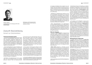 VORWORT I Rath                                                                                                                                                                                                                                                                   Rath I VORWORT



                                                                                                                                                          ruf. Zugänge und Modelle werden im Kapitel 3, das sich                                Wiederkehrendes Thema der Basisbildung und Alphabe-
                                                                                                                                                          mit dem Thema Basisbildung im beruflichen Kontext be-                               tisierung ist die Fragestellung, in welchen Kontexten Kurse
                                                                                                                                                          schäftigt, beleuchtet. In diesem Zusammenhang kommt                                 für Menschen mit Deutsch als Erstsprache und für Men-
                                                                                                                                                          auch den Gewerkschaften eine zunehmend bedeutende                                   schen mit einer anderen Erstsprache gemeinsam ange-
                                                                                                                                                          Rolle zu. Theoretisch untermauert wurde das Thema Ba-                               boten werden. Damit setzt sich Elke Dergovics in ihrem
                                                                                                                                                          sisbildung an anderer Stelle als Thema der Gewerkschaf-                             Beitrag „Verschiedene Menschen, verschiedene Sprachen
                                                                                                                                                          ten von Oskar Negt.2                                                                – ein Kurs“ auseinander. Sie stellt eine Dokumentation zu
                                                                                                                                                                                                                                              Kursen für Erwachsene mit nicht ausreichender Basisbil-
                                                                                                                                                           Basisbildung und Alphabetisierung orientieren sich im-                             dung mit unterschiedlichen Erstsprachen vor und prä-
                                                                                                                                                          mer an der Zielgruppe. Damit sprechen wir von einem Teil                            sentiert Modelle und Rechercheergebnisse aus Deutsch-
                                                                                                                                                          der Bevölkerung, der hauptsächlich negative Schulerfah-                             land, England und Österreich, Hintergrundinformationen
                                                                                                                                                          rungen gemacht hat, für den Bildung an sich kein Motiv                              und Diskussionspunkte von ExpertInnen als Grundlage
                                                                                                                                                          darstellt. Damit diese Personen für Bildungsprozesse über-                          für eine qualitätsvolle Konzeption und Umsetzung von ge-
                                                                                                                                                          haupt nachhaltig gewonnen werden können, brauchen sie                               meinsamen Kursangeboten im Bereich Basisbildung und
                                                                                                                                                          ein qualitativ hochwertiges Angebot, welches sicherstellt,                          Alphabetisierung.
                                                                                                                                                          dass frustrierende Lernerfahrungen nicht reinszeniert wer-
                                                                                                                                                          den. Diesem Zugang entsprechend wird das Thema der                                   „Wie erreichen wir die Zielgruppe?“ ist eine der zent-
                                                                                                                                                          Qualitätsentwicklung intensiv ausgeleuchtet.                                        ralen Fragestellungen in der Arbeit mit bildungsfernen
Otto Rath                                                       Beziehungen, nicht Trennungen sind die
                                                                Zukunft des Denkens und der Innovation.                                                                                                                                       Gruppen, zu denen Erwachsene mit geringer Basisbil-
Gesamtkoordinator von In.Bewegung, ISOP GmbH                    Bernhard von Mutius                                                                        Welche Rahmenbedingungen und Organisationsfor-                                     dung in den meisten Fällen gehören. Alfred Berndl gibt
otto.rath@isop.at                                                                                                                                         men die Basisbildung braucht und von welchen Erfahrun-                              in seinem Beitrag „Von der Angebots- zur Zielgruppeno-
                                                                                                                                                          gen Anbieter der Erwachsenenbildung profitieren kön-                                rientierung. Marketing in der Basisbildung“ erste Antwor-
                                                                                                                                                          nen, zeigt das fünfte Kapitel zur Organisation und Praxis                           ten. Analysiert man die Bewerbungen von Kursangeboten
                                                                                                                                                          der Basisbildung. Wissen wird zunehmend in Netzwerken                               von Bildungsanbietern der Basisbildung und Alphabeti-
                                                                                                                                                          und durch Teilung produziert, entsprechend widmet sich                              sierung, fällt auf, dass nach wie vor die angebotenen Leis-
                                                                                                                                                          dieses Kapitel nicht nur der Einzelorganisation, sondern                            tungen sehr stark nach außen kommuniziert werden. Ver-

Zukunft Basisbildung.
                                                                                                                                                          der Arbeit in Netzwerken.                                                           einfacht gesagt konzentrieren sich viele Bildungsanbieter
                                                                                                                                                                                                                                              in der Akquise von TeilnehmerInnen zu stark auf ihre An-
                                                                                                                                                          Bilder der Zielgruppe                                                               gebote und zu wenig auf den Nutzen und die Motive der
Vorwort zur Zwischenbilanz                                                                                                                                 Der Beitrag von Peter Stoppacher „Der Stigmatisierung
                                                                                                                                                          entkommen“ basiert vor allem auf qualitativen Inter-
                                                                                                                                                                                                                                              Menschen. Anbieter, die die Motive und Bedarfe der po-
                                                                                                                                                                                                                                              tenziellen KursteilnehmerInnen kennen, analysieren und
                                                                                                                                                          views mit BasisbildungsteilnehmerInnen, die im Rahmen                               in der Planung und Durchführung von Kursmaßnahmen
                                                                                                                                                          der begleitenden Evaluierung von In.Bewegung durchge-                               mitbedenken, legen den Grundstein für ein für die Ziel-
Gemeinsam Basisbildung denken                                   und die Frage nach den Größenordnungen spielen eine                                       führt wurden. Er beschäftigt sich mit den steigenden An-                            gruppe annehmbares Angebot.
  Ein Netzwerk der Basisbildung bildet sich heraus. Einrich-    Rolle (diese Themen wurden auch schon im Tagungs-                                         forderungen an das Individuum, mit den Größenordnun-
tungen der Erwachsenenbildung, Expert/innen, Trainer/           bericht Perspektive: Bildung von Arthur Schneeberger                                      gen und den Folgen mangelnder Basisbildung, die meist                               Bildungspolitische Annäherungen
innen, Universitäten, Sozialpartner, Politiker/innen, Be-       und Lorenz Lassnigg beleuchtet1), sondern auch die                                        schon in der Schulkarriere angelegt sind. Unter den Fol-                             Der Beitrag „Stätten der Lebensnot“ von Konrad Paul
amte und Medien beschäftigen sich zunehmend mit die-            Schnittstellen zu anderen gesellschaftlichen Bereichen                                    gen wirkt die Stigmatisierungserfahrung am nachhaltigs-                             Liessmann setzt sich kritisch mit dem Bildungsbegriff und
sem Thema und treiben die Diskussion inhaltlich voran.          wie Arbeitsmarkt, Schule und Gesundheit. Aktuelle bil-                                    ten weiter, diese beeinflusst etwa auch die Lernbilder der                          dem aktuellen Verständnis von Bildung, das häufig an den
Unterstützt wird diese Entwicklung vom Projekt „in.Bewe-        dungspolitische Diskussionen wie die Umsetzung von                                        erwachsenen LernerInnen. Am Ende des Beitrags werden                                Erfordernissen der Ökonomie orientierte Qualifizierung
gung“ des Netzwerks Basisbildung und Alphabetisierung           Lernergebnisorientierung und die Relevanz eines nati-                                     Fallbeispiele geschildert, die Lebenswelten und Lebens-                             meint, auseinander. Die Funktion der Schule im Bildungs-
in Österreich, das mit dieser Publikation nach fünfjähriger     onalen Qualifikationsrahmens für das Thema Basisbil-                                      erfahrungen von Erwachsenen mit mangelnder Basisbil-                                diskurs beleuchtet er historisch. Schulen werden auch ak-
Tätigkeit eine Zwischenbilanz zieht.                            dung prägen den Diskurs mit.                                                              dung verdeutlichen.                                                                 tuell zu „Stätten der Lebensnot“, dies liegt u.a. an dieser
                                                                                                                                                                                                                                              Funktionalisierung und an der Tatsache, dass die Schule
  Zentrale Handlungsfelder des Themas Basisbildung spie-         Mit der stärkeren Orientierung des Diskurses in Rich-                                      Monika Kastner fokussiert in „Potenziale von Lehr-                                zunehmend zu dem Ort wird, der alle Probleme lösen soll,
geln sich in der vorliegenden Publikation. Im Fokus der An-     tung Kompetenzen und Qualifizierung drängt sich der                                       LernProzessen in Basisbildungskursen“ mikrodidaktische                              die andernorts nicht gelöst werden.
strengungen stehen die Teilnehmer/innen in den Kursen           funktionale Aspekt von Bildung stark in den Vordergrund                                   Aspekte von Lehr-Lern-Prozessen aus der Perspektive von
der Basisbildung und Alphabetisierung, an der Zielgruppe        und wird auch in der Arbeit am Thema Basisbildung                                         Teilnehmenden und Kursleitenden. Die datenbasierte Re-                                Mari Steindl leistet nicht nur eine kritische Betrachtung
orientieren sich die Entwicklung von Angeboten, die Öf-         nicht ausgeblendet. In.Bewegung setzt in diesem Zusam-                                    konstruktion von subjektiven Handlungen und Deutun-                                 der Wissensgesellschaft, indem sie vor allem mit der Vor-
fentlichkeitsarbeit, die Methodik. Damit Erwachsene mit         menhang seine Aktivitäten in Bezug zur Arbeitsbiografie:                                  gen verweist auf die Bedeutung der achtsamen Wahr-                                  stellung aufräumt, dass das Produktionsmittel „Wissen“
nicht ausreichender Basisbildung auch genau das Angebot         Erste Probleme auf dem Arbeitsmarkt durch nicht aus-                                      nehmung der Voraussetzungen von Erwachsenen, die                                    tatsächlich für jede/n offenstünde, sondern auch einen we-
bekommen, das sie brauchen, beschreiben wir ein mög-            reichende Bildung ergeben sich schon am Übergang von                                      Bildungsbenachteiligung erfahren haben. Somit verdeut-                              sentlichen Beitrag zur Auswirkung der Kulturalisierung auf
lichst klares Bild ihrer Lebenswelt, ihrer Motive, ihrer Nut-   der Schule in die Berufsausbildung, sie setzen sich in der                                lichen die Interpretationsergebnisse die Verantwortung,                             den Basisbildungsdiskurs. Sie zeigt wesentliche Parame-
zenerwartungen. Im ersten Kapitel nähert sich die Publika-      Lehre fort und führen letztlich zu Schwierigkeiten im Be-                                 die im Lehrhandeln in kompensatorischen Lehr-Lern-                                  ter des Konzeptes Kultur und beleuchtet die Relevanz die-
tion daher den Bildern der Zielgruppe an.                                                                                                                 Prozessen übernommen wird, und erhellen Potenziale                                  ser Diskussion für die Basisbildung. Basisbildung wird als
                                                                1 Arthur Schneeberger: Basisbildungsdefizite: Probleme der Erfassung, sozioökonomi-       von Basisbildung.                                                                   Chance gesehen, die eigene Perspektive zu verändern, Ba-
                                                                sche Auswirkungen und Möglichkeiten der Gegensteuerung. In: Perspektive: Bildung.
  Basisbildung und Alphabetisierung sind ein wesent-            Tagungsdokumentation. Hg. vom Netzwerk Basisbildung und Alphabetisierung 2007.                                                                                                sisbildung kann einen Raum für Teilnahme und Mitbestim-
licher Teil des bildungstheoretischen und bildungs-             Lorenz Lassnigg: „Lifelong Learning“ einmal anders: Grenzen wirtschaftsorientierter Pa-   2 Oskar Negt: Gewerkschaften vor neuen bildungspolitischen Herausforderungen. In:   mung schaffen, wenn die entsprechenden Rahmenbedin-
                                                                radigmen und Strategien und ihre Alternativen. In: Perspektive: Bildung. Tagungsdoku-     Perspektive: Bildung. Tagungsdokumentation. Hg. vom Netzwerk Basisbildung und Al-
politischen Diskurses. Nicht nur Definitionsversuche            mentation. Hg. vom Netzwerk Basisbildung und Alphabetisierung 2007.                       phabetisierung 2007.                                                                gungen gesichert werden.



Seite 10                                          Zwischenbilanz. Die Basisbildung in Österreich in Theorie und Praxis.                                   Zwischenbilanz. Die Basisbildung in Österreich in Theorie und Praxis.                                                                 Seite 11
 